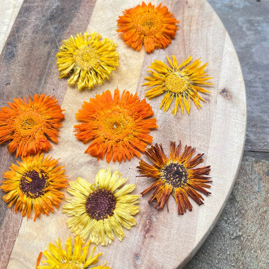 Pressed calendula